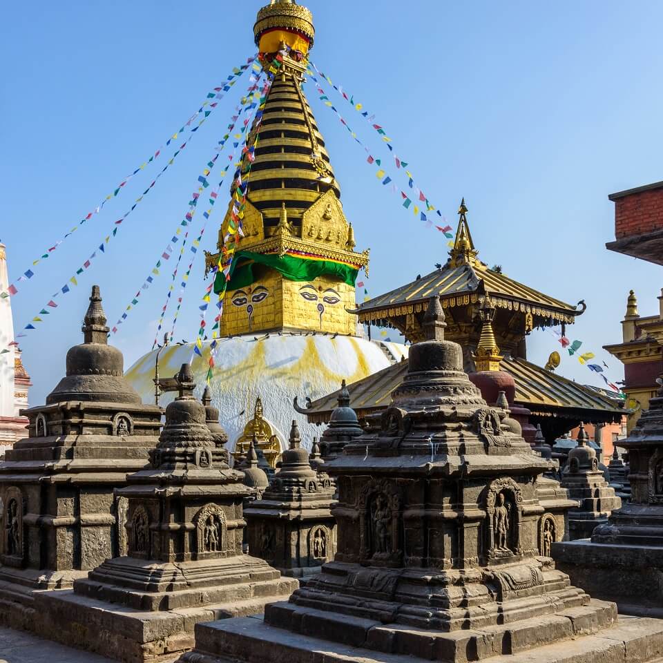 Hoogtepuntenreis – de apentempel van Swayambunath