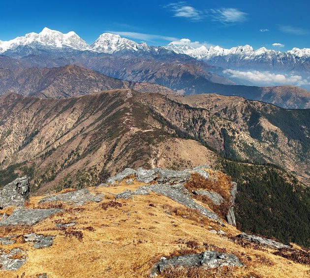 Pikey Peak - view on the Everest and Numbur range