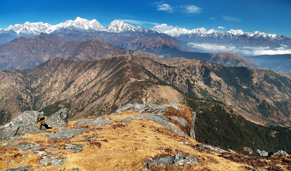 Pikey Peak - view on the Everest and Numbur range