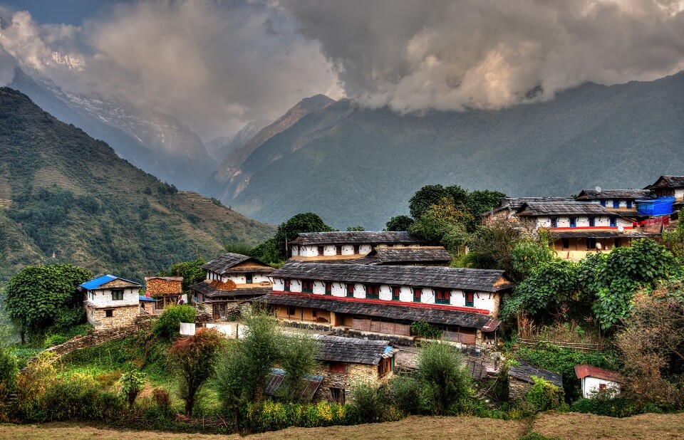 Poon Hill & Muldai Peak trekking – het typische dorp Gurung dorp Ghandruk passeer je tijdens deze trekking