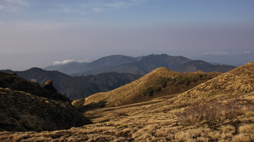 Poon Hill & Muldai Peak trekking – zicht vanop Muldai Peak