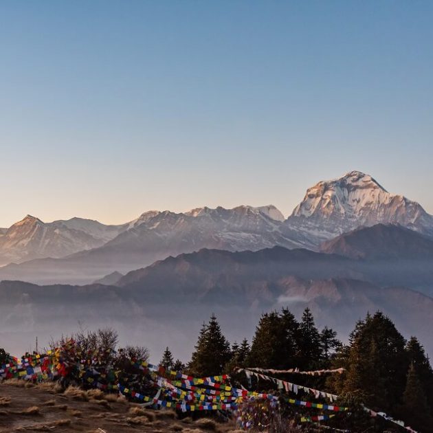 Poon Hill trek - sunrise on Poon Hill