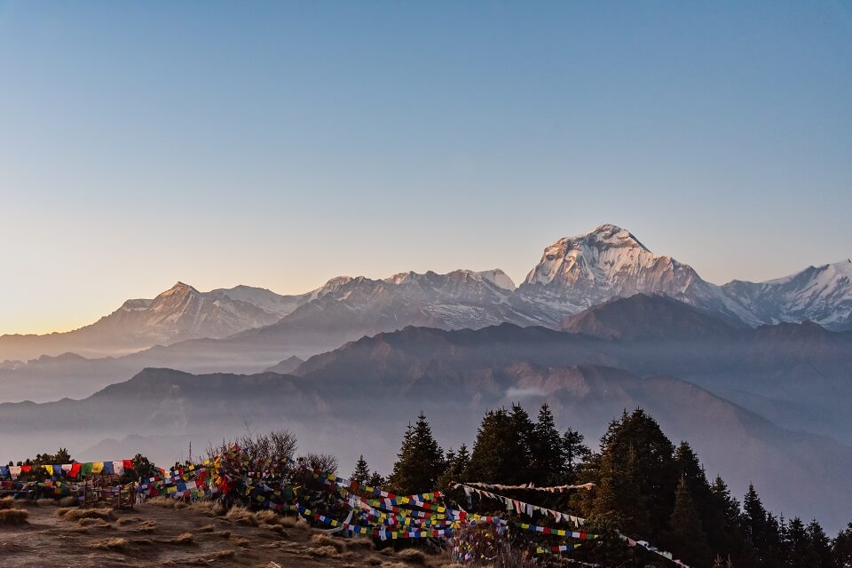 Poon Hill trek - sunrise on Poon Hill