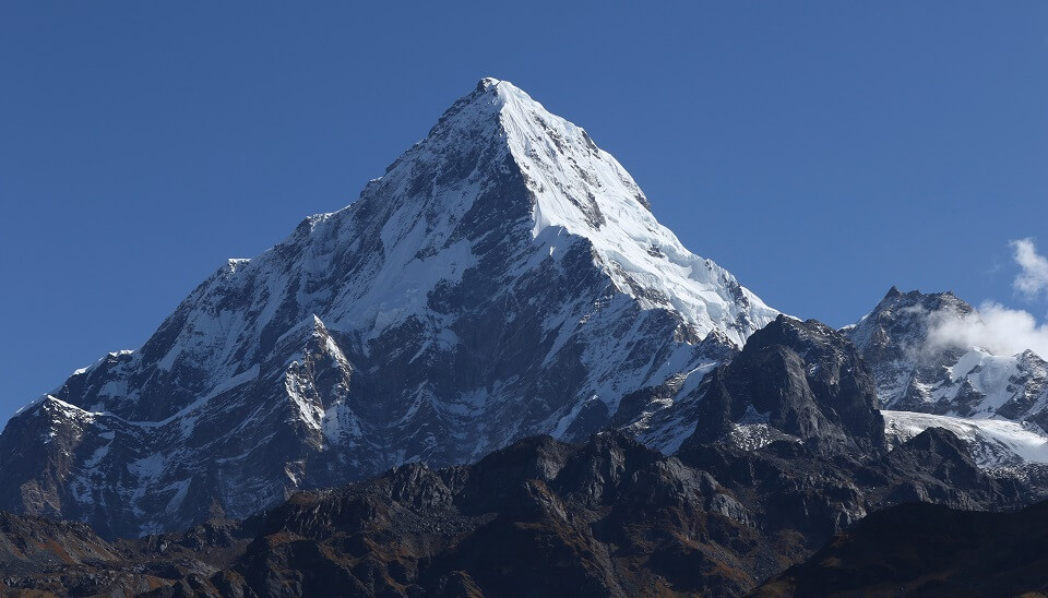 Khopra Ridge trek – zicht op de Annapurna South vanop Khopra Ridge
