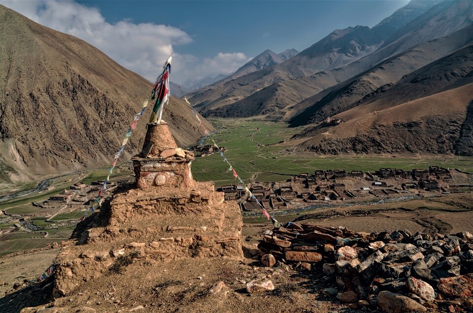 Upper Dolpo trek – Boeddhistische stoepa tijdens de trekking