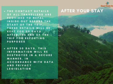 Health and safety measures Nepal – after your stay in Nepal