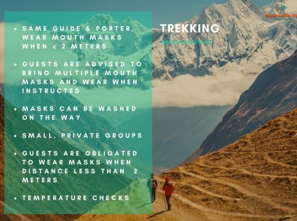 Health and safety measures Nepal – during trekking