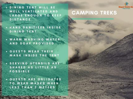 Health and safety measures Nepal – camping trekking